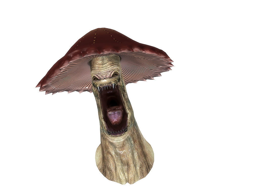 3Dfoin - Monster Mushroom Low-poly 3D model_12