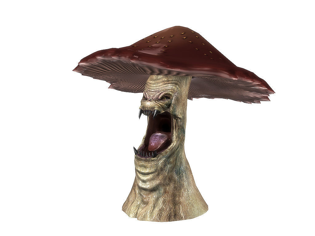 3Dfoin - Monster Mushroom Low-poly 3D model_11
