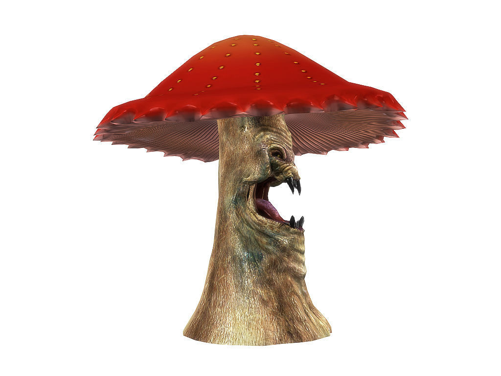 3Dfoin - Monster Mushroom Low-poly 3D model_10