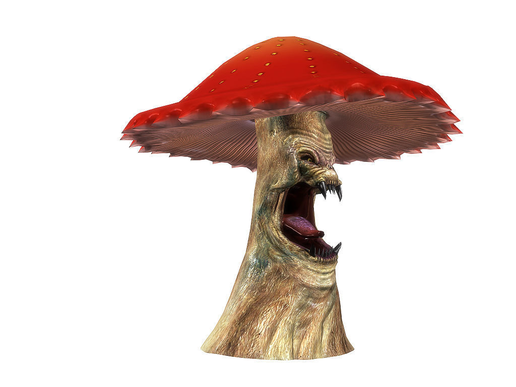 3Dfoin - Monster Mushroom Low-poly 3D model_8