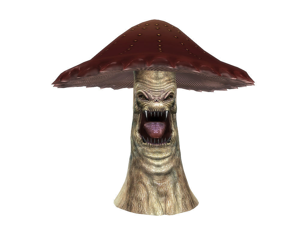 3Dfoin - Monster Mushroom Low-poly 3D model_6