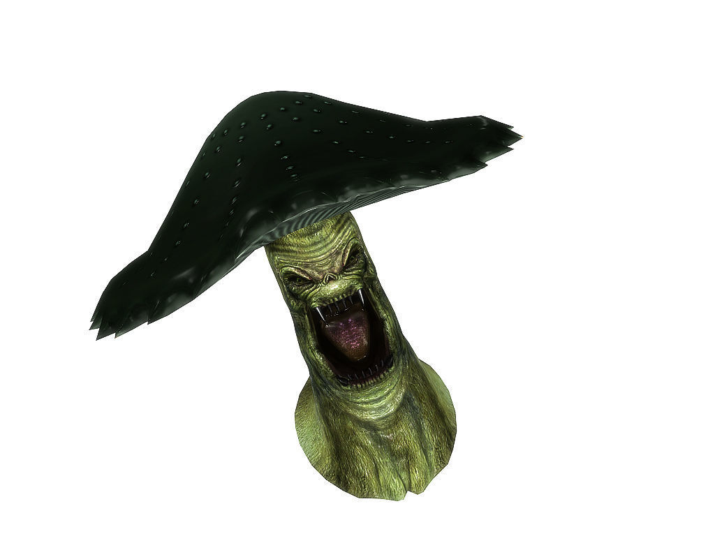 3Dfoin - Monster Mushroom Low-poly 3D model_4