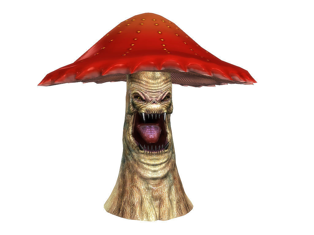 3Dfoin - Monster Mushroom Low-poly 3D model_3