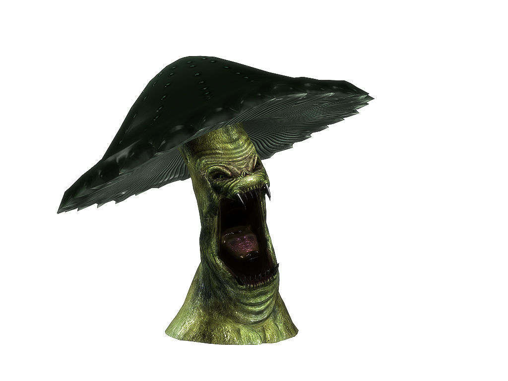 3Dfoin - Monster Mushroom Low-poly 3D model_13