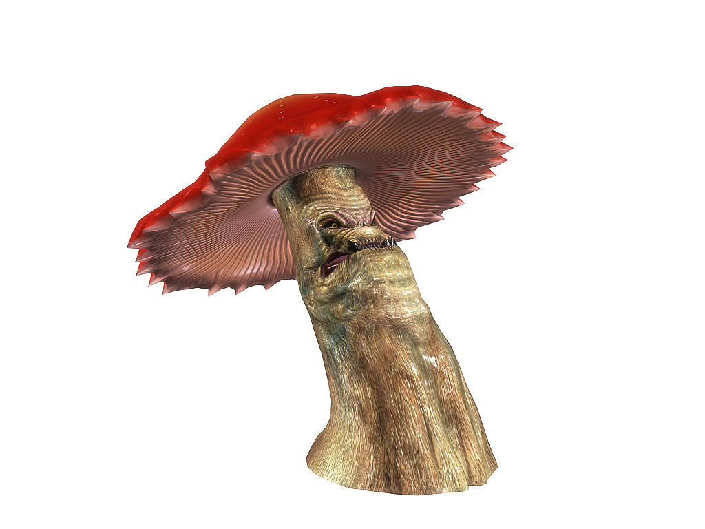 3Dfoin - Monster Mushroom Low-poly 3D model_9