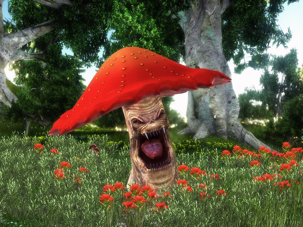 3Dfoin - Monster Mushroom Low-poly 3D model_2
