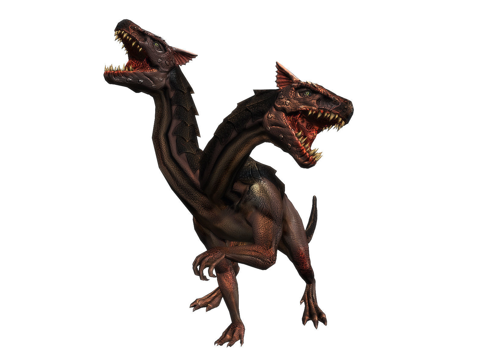 3Dfoin - Orthros  Low-poly 3D model_13