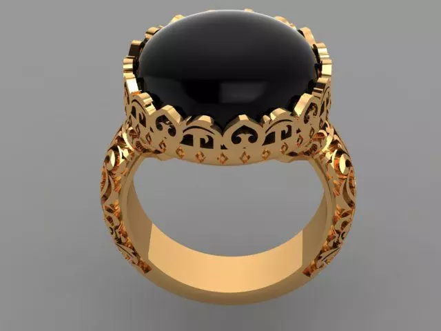 wedding ring 3D print model