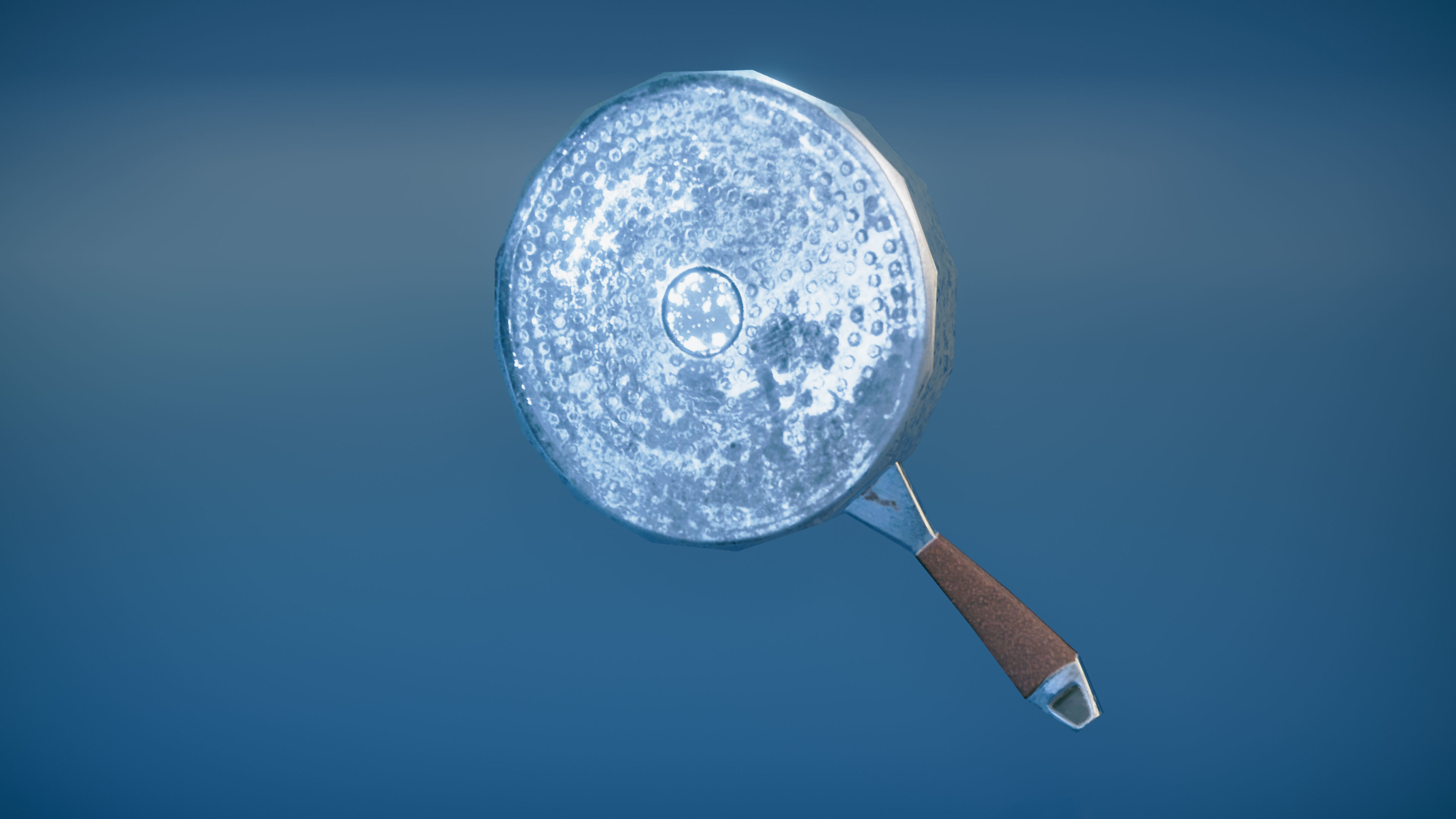 Old pans collection Free low-poly 3D model_2