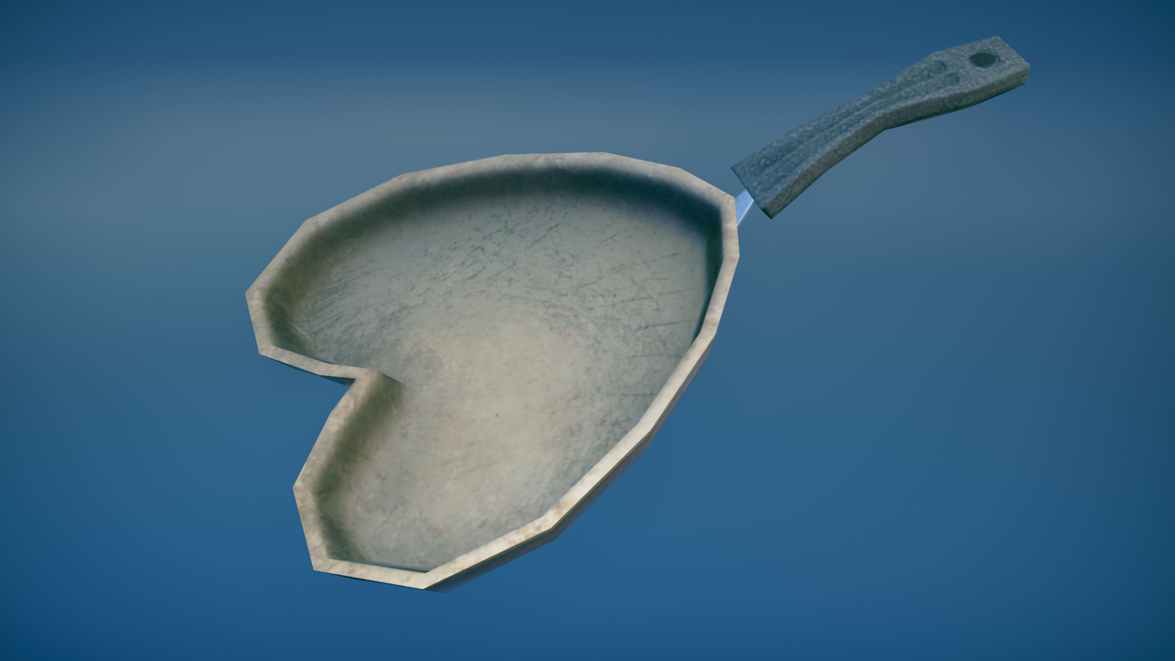 Old pans collection Free low-poly 3D model_5