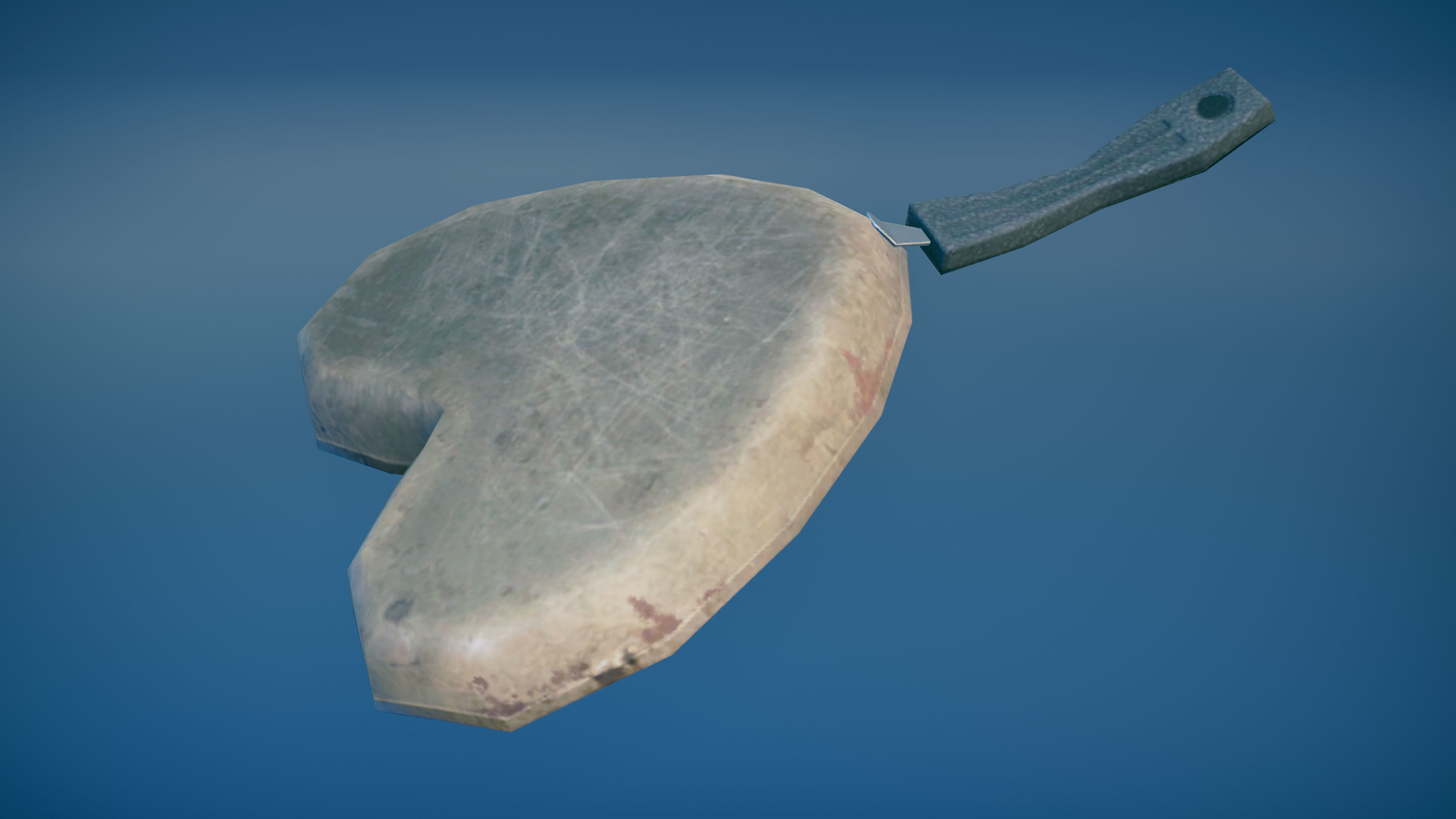 Old pans collection Free low-poly 3D model_4