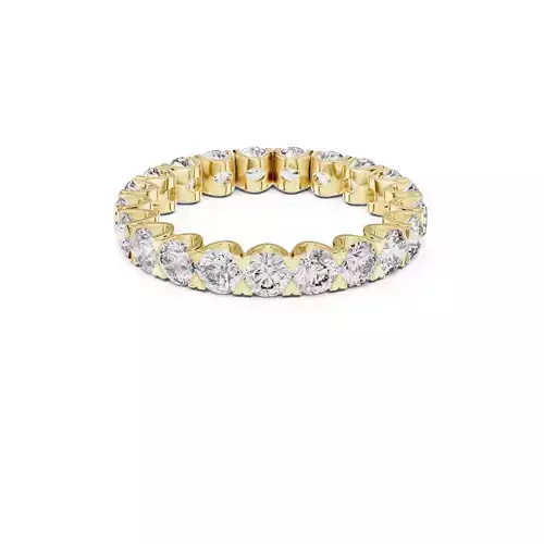 Round Diamond Eternity Ring Shared Prong Full Band CAD