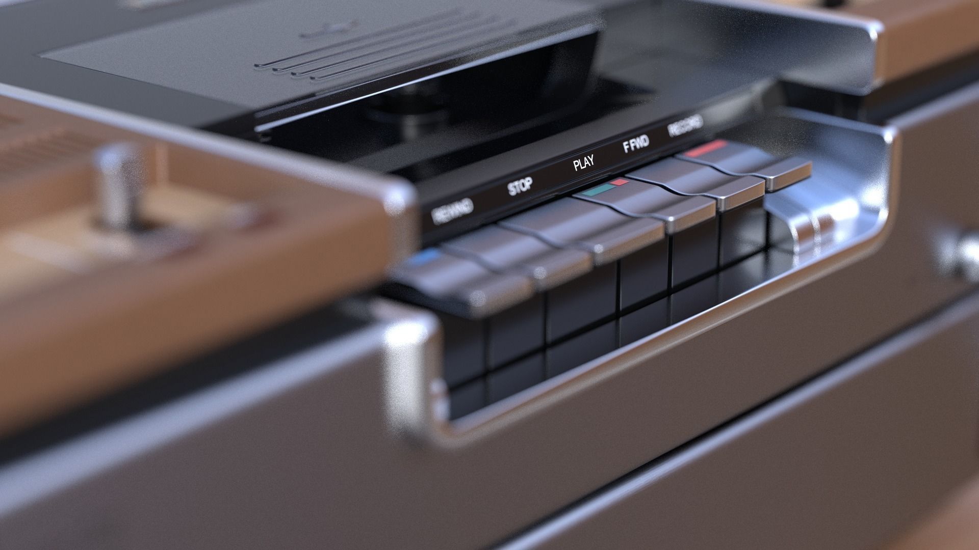 Sony SL-7200 Videocassette Recorder 3D model_7