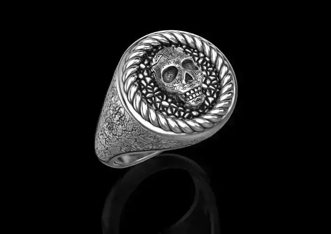 Ring with a skull 11