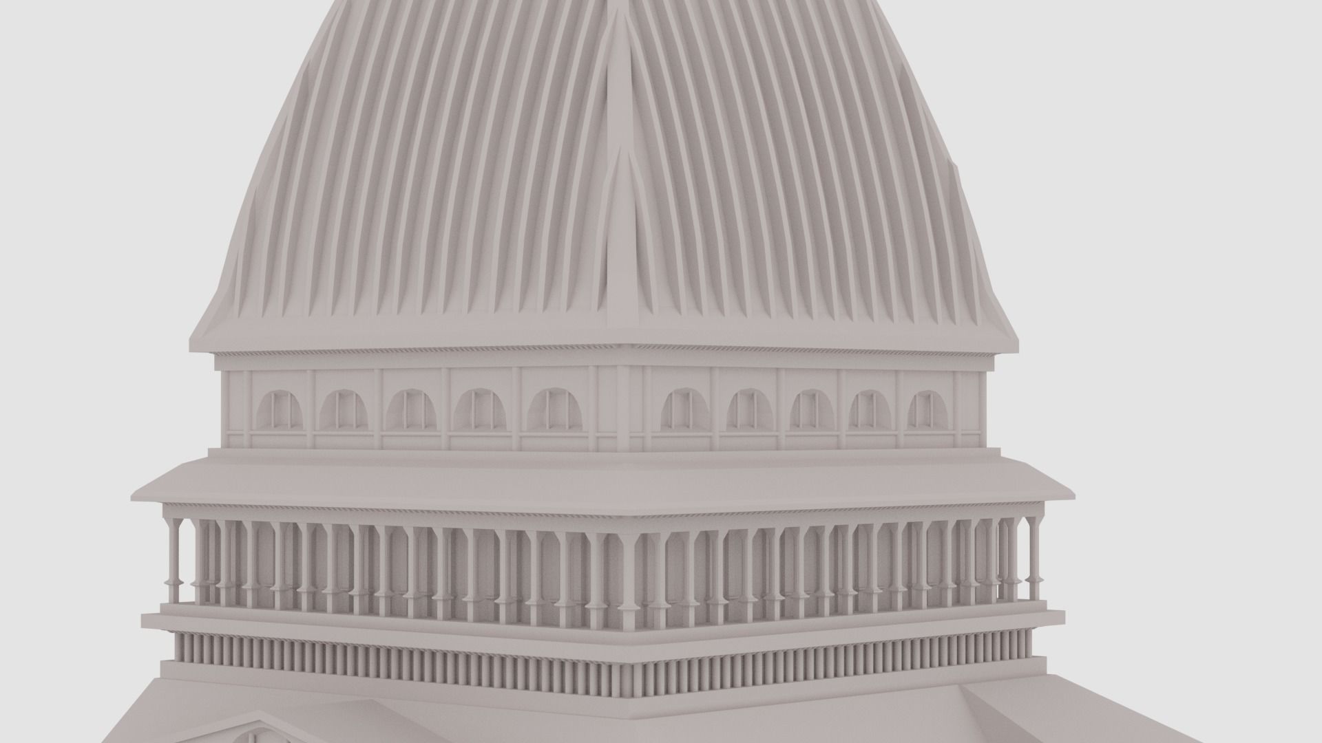 Mole Antonelliana 3D model_5
