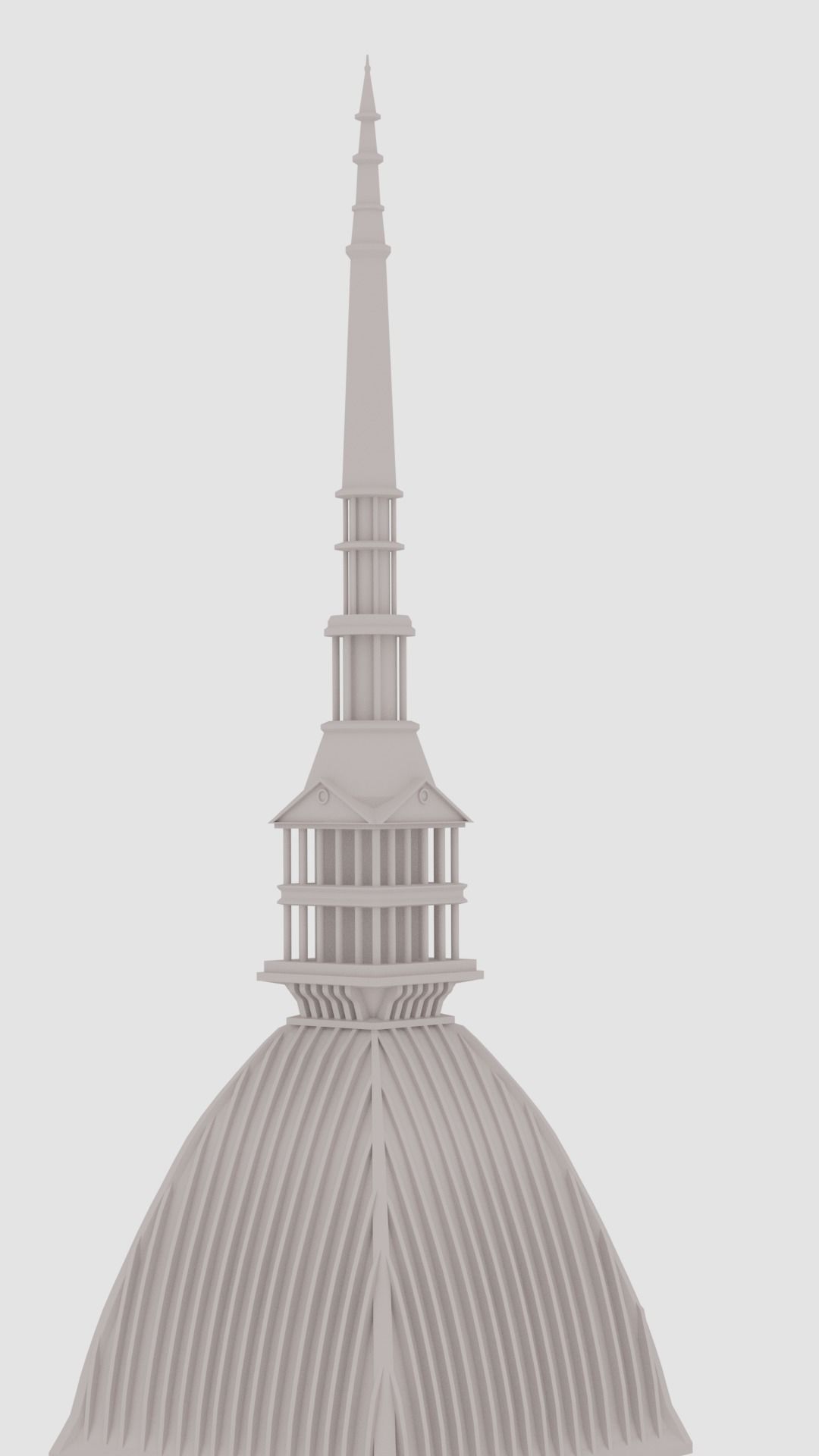 Mole Antonelliana 3D model_6