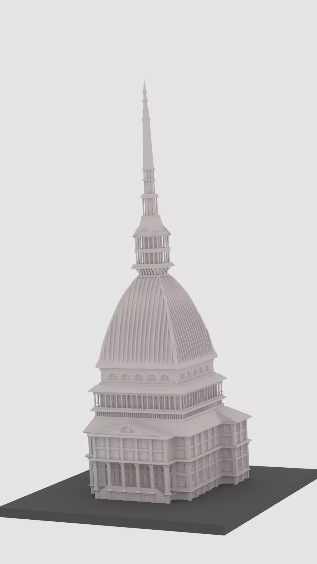 Mole Antonelliana 3D model_0