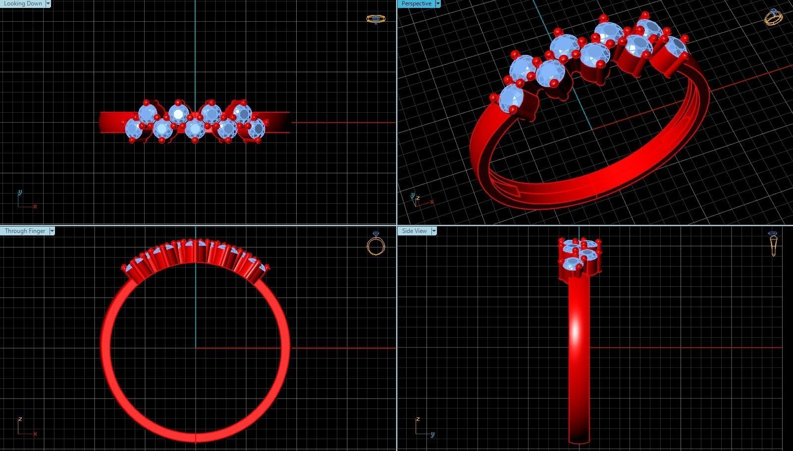 Ring T00142 3D print model_4