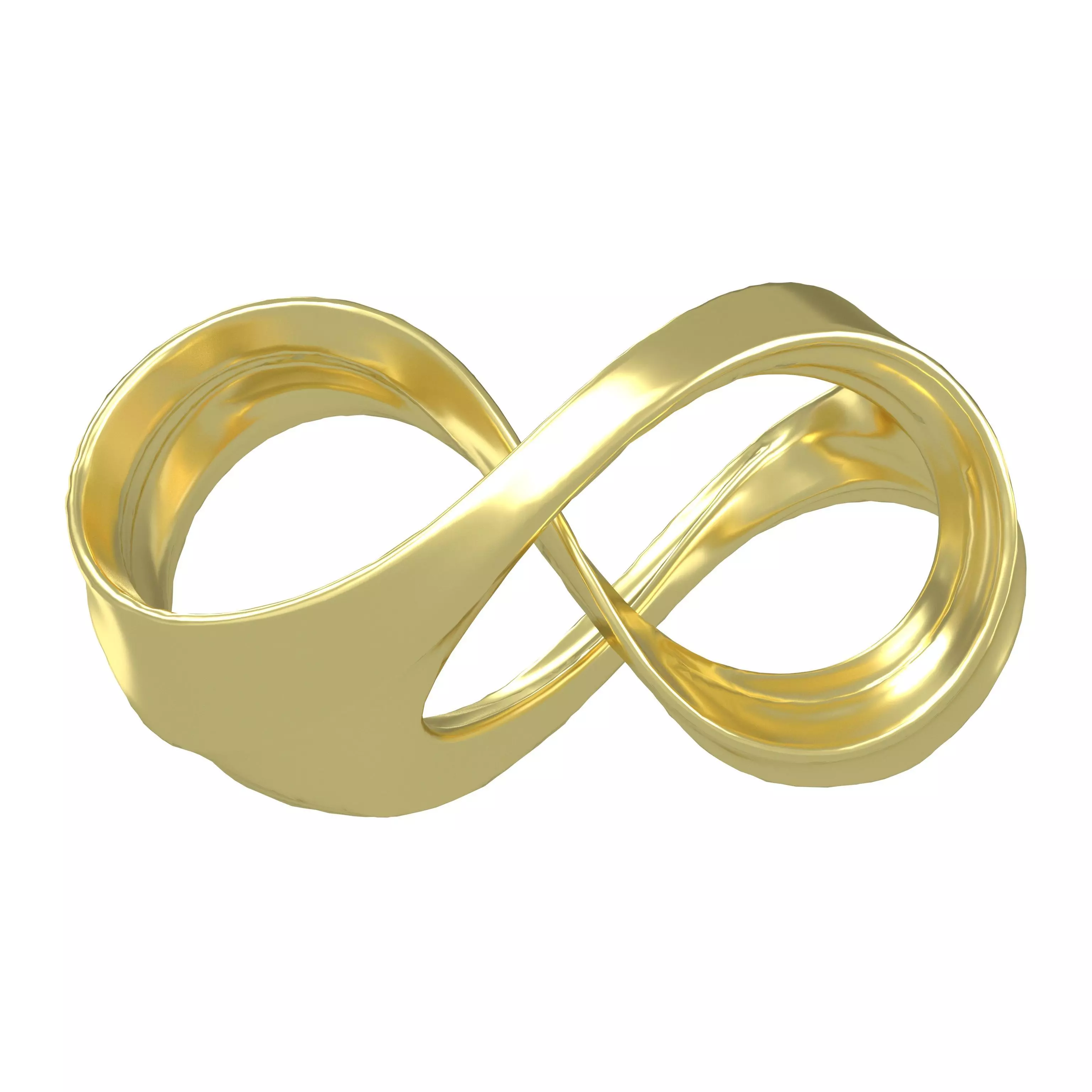 Abstract Ring Shape v7 001 Low-poly 3D model