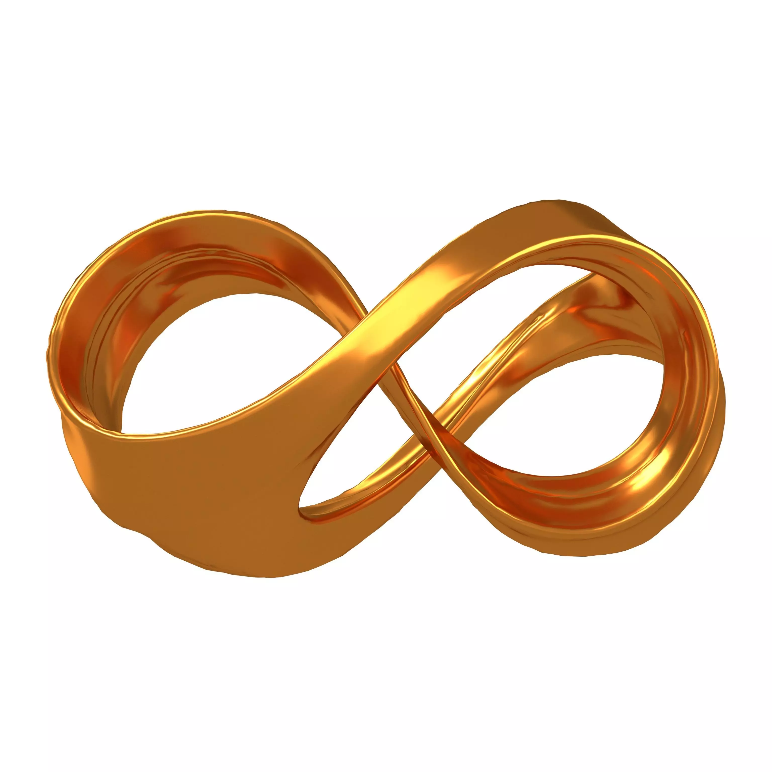 Abstract Ring Shape v7 007 Low-poly 3D model