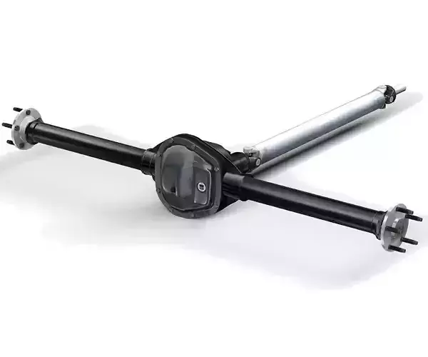 Axle and driveshaft 3D model