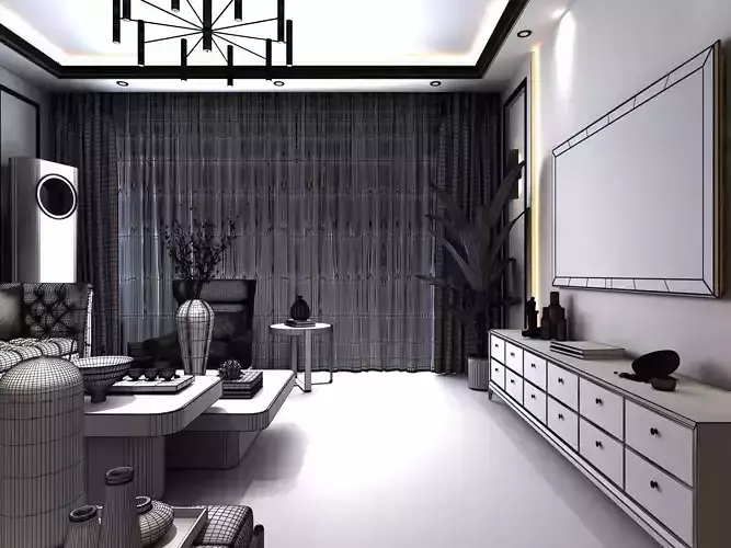 Home Interior 3D model 3