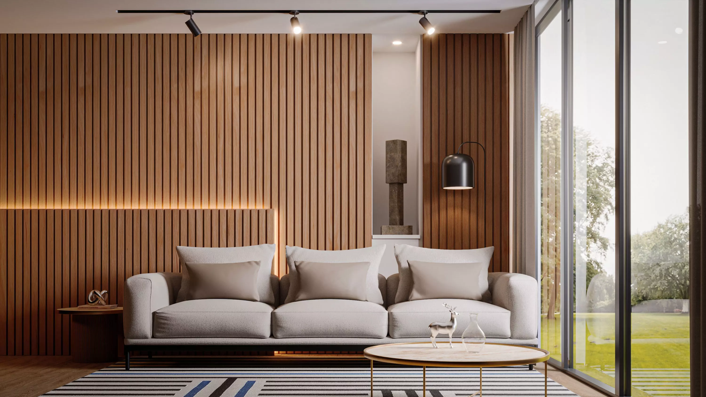 Modern Living Room 3D model