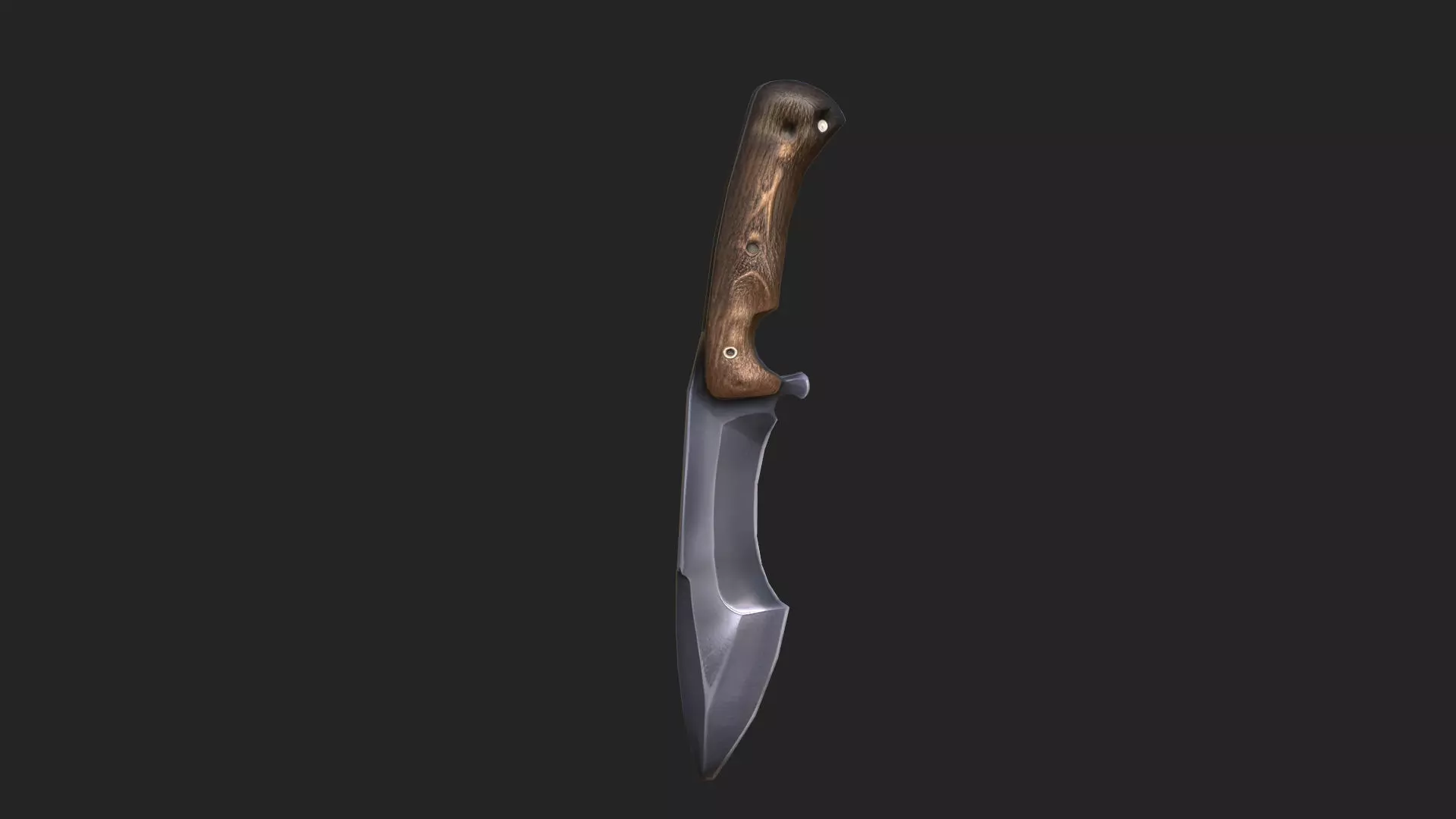 dagger 3D Model 002 Low-poly 3D model