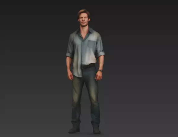 Character Role Expression Man 1 3D model