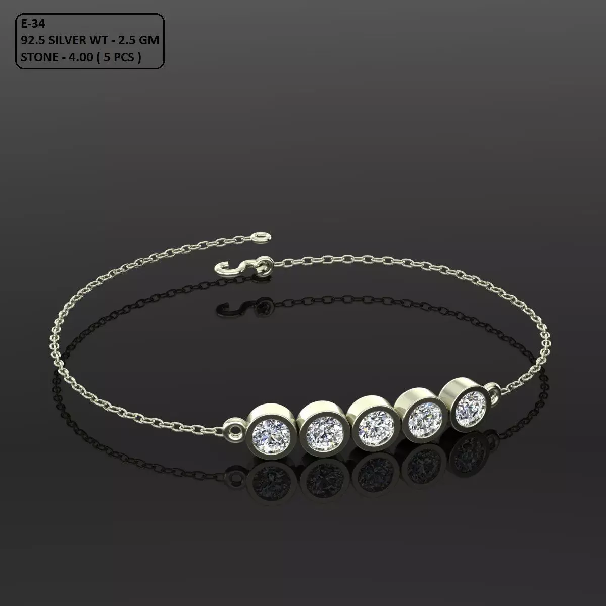 Diamond Bracelet 3D print model