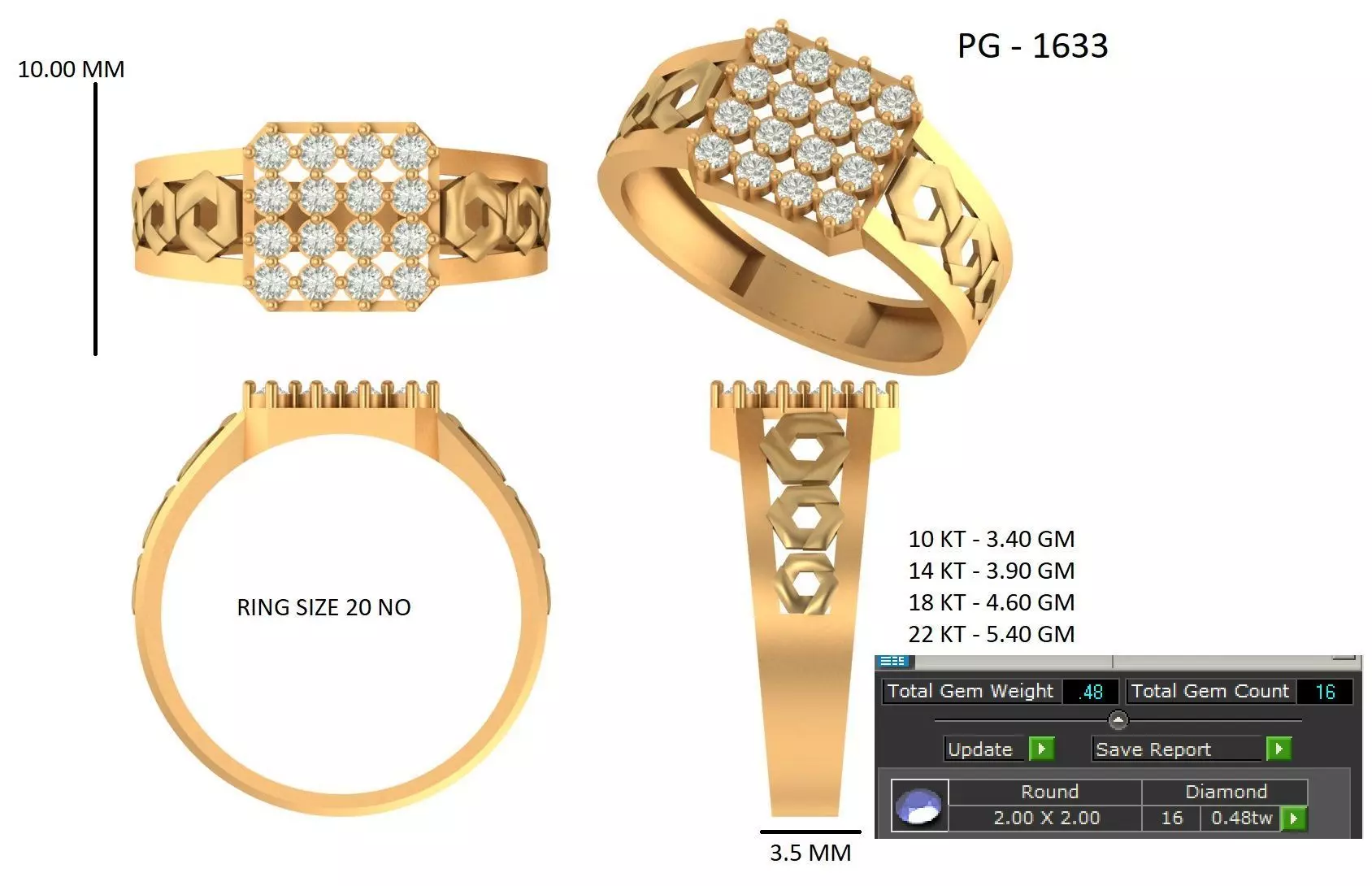 Gents Ring 3D print model