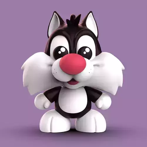 Looney Tunes シルベスター・キャット フィギュア セラミック ワーナー