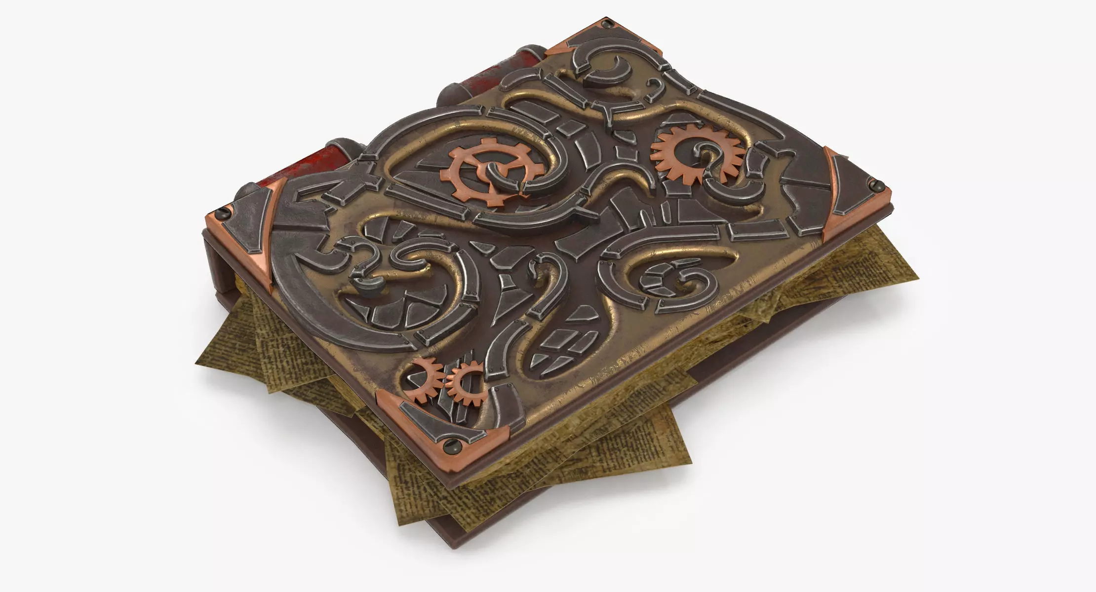 Book Steampunk 3D model