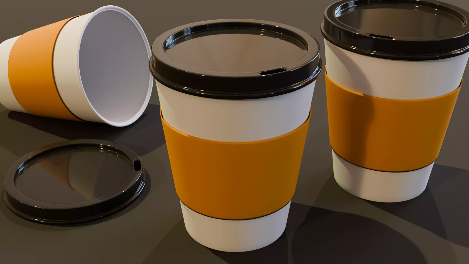 Coffee Cup Free low-poly 3D model