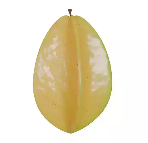 Carambola and Star Fruit PBR Low-poly 3D model 3