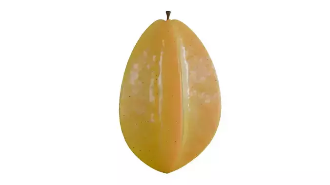 Carambola and Star Fruit PBR Low-poly 3D model 2