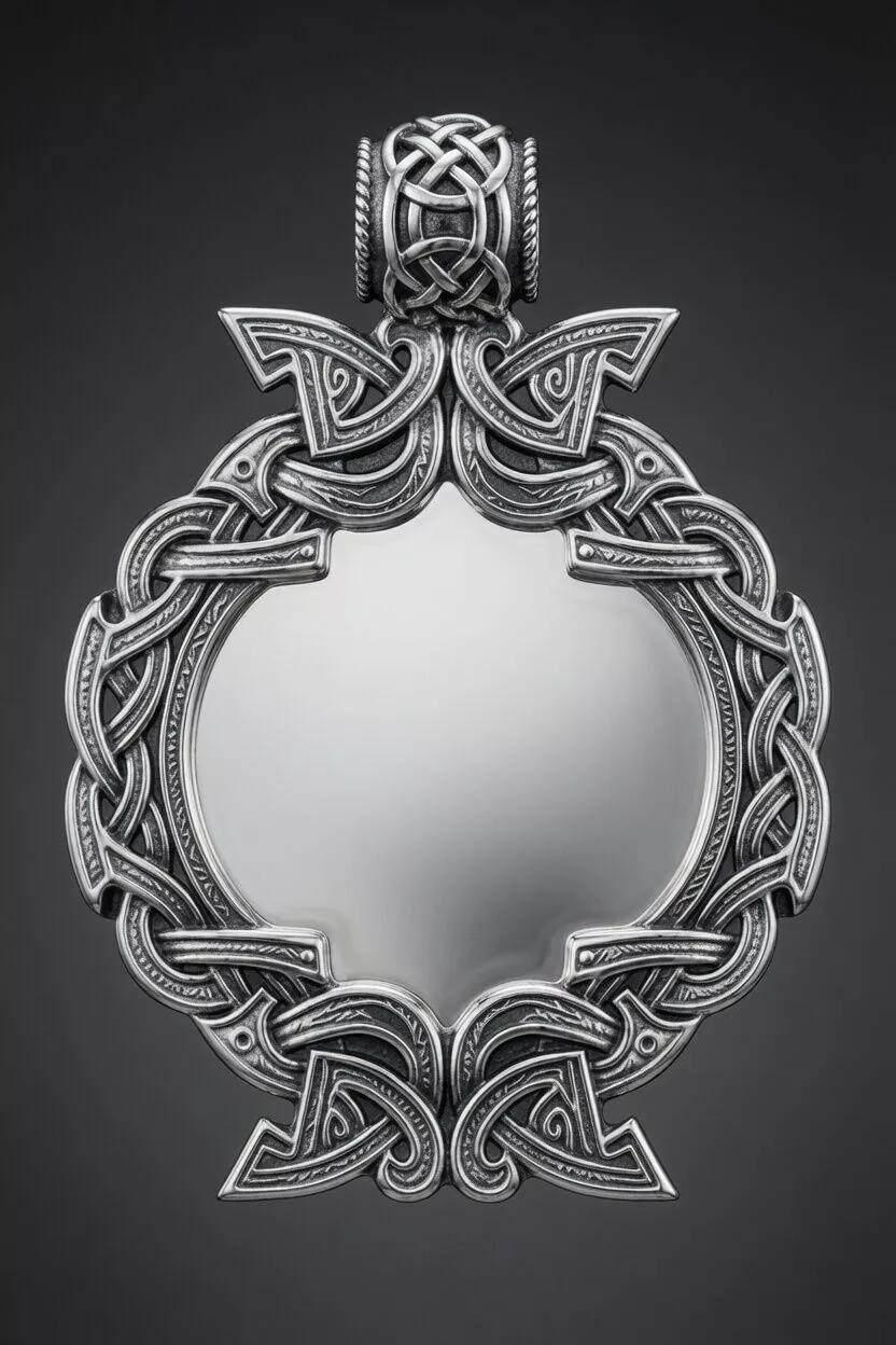 Viking Pendant Blank for Custom Engraving 3D print model