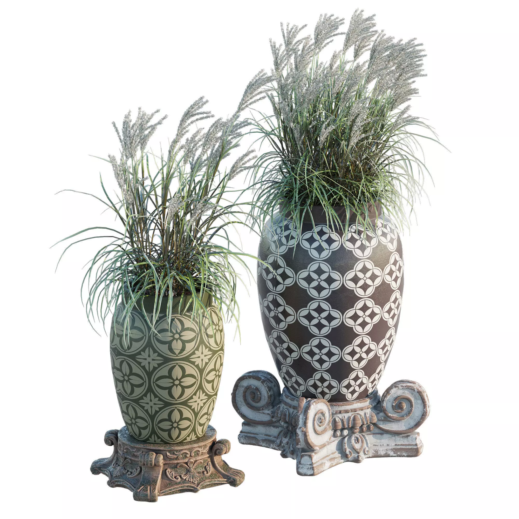 Decorative capital 3D model