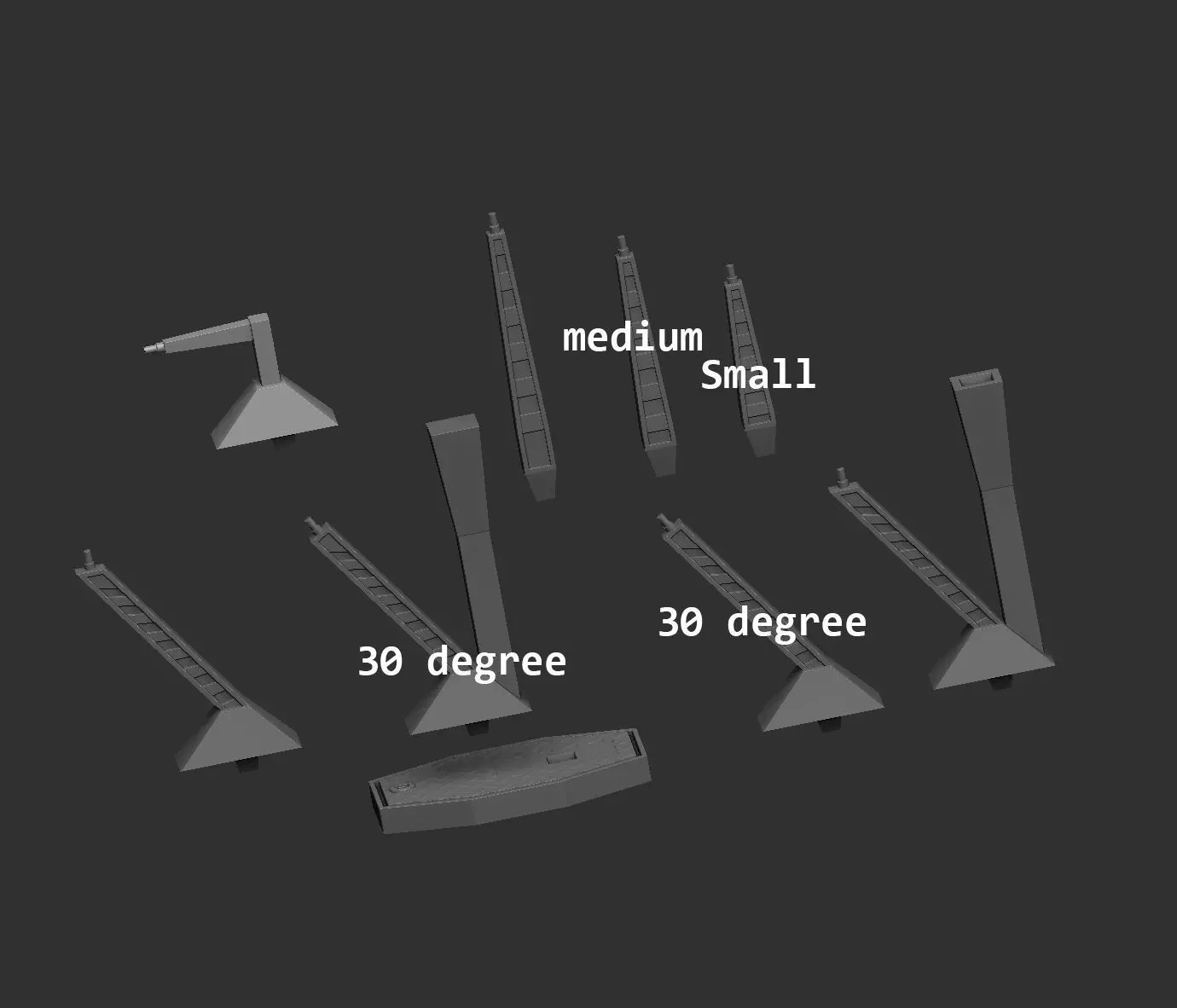 Double and wall HG RG Gunpla base 3D print model