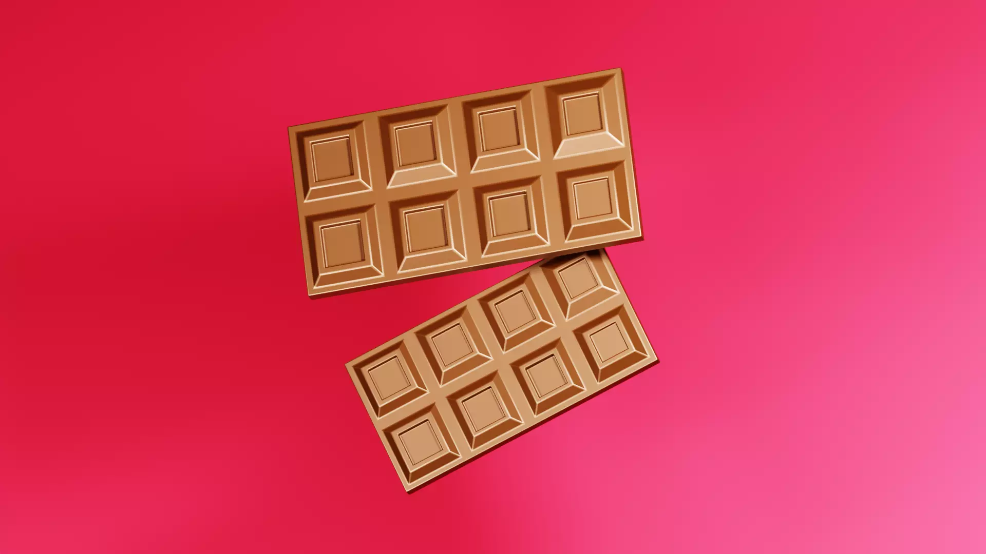 Chocolate Bar Realistic Plain Cocoa Dessert Free low-poly 3D model
