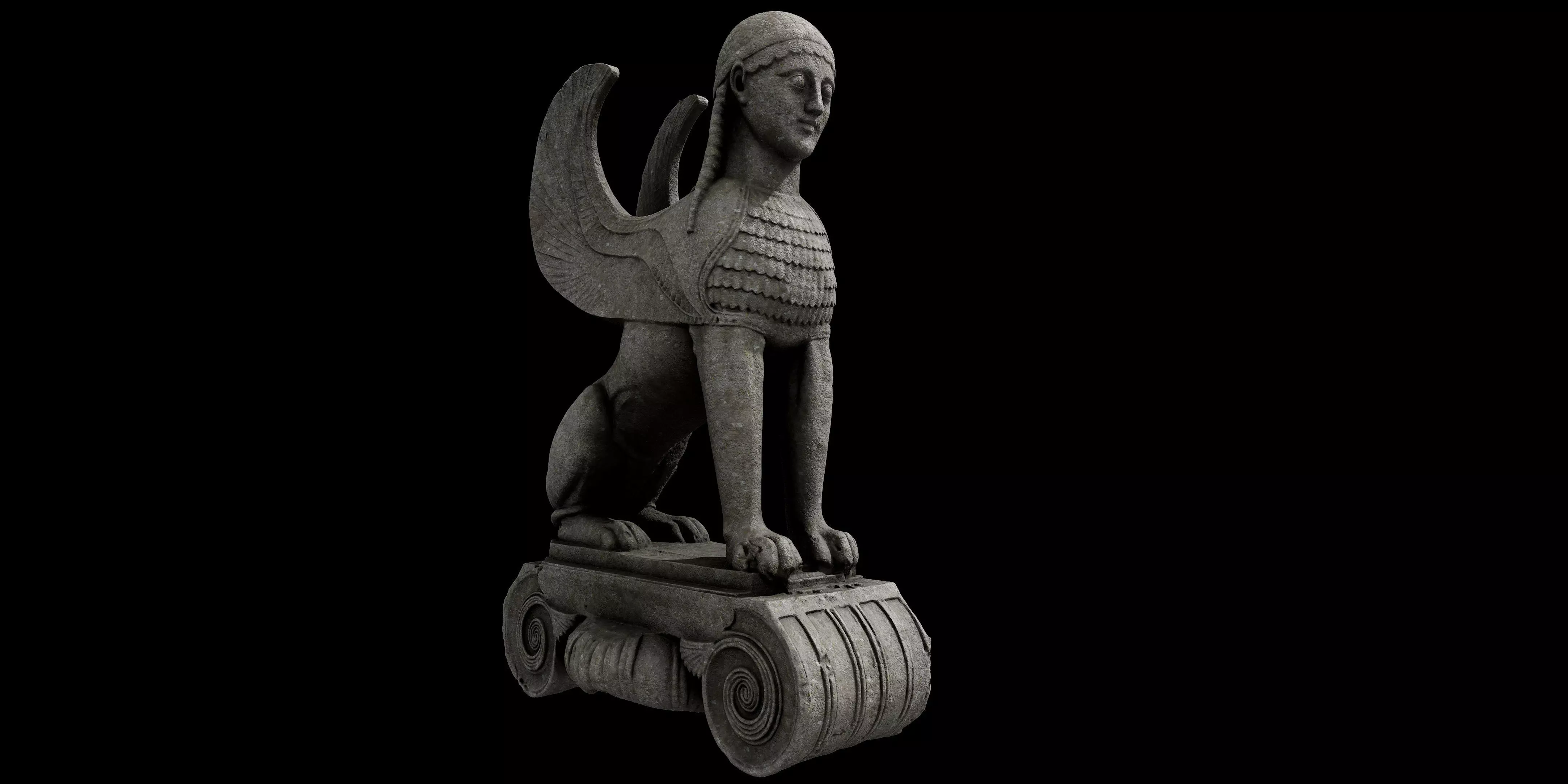 Greek Sphinx 3D model