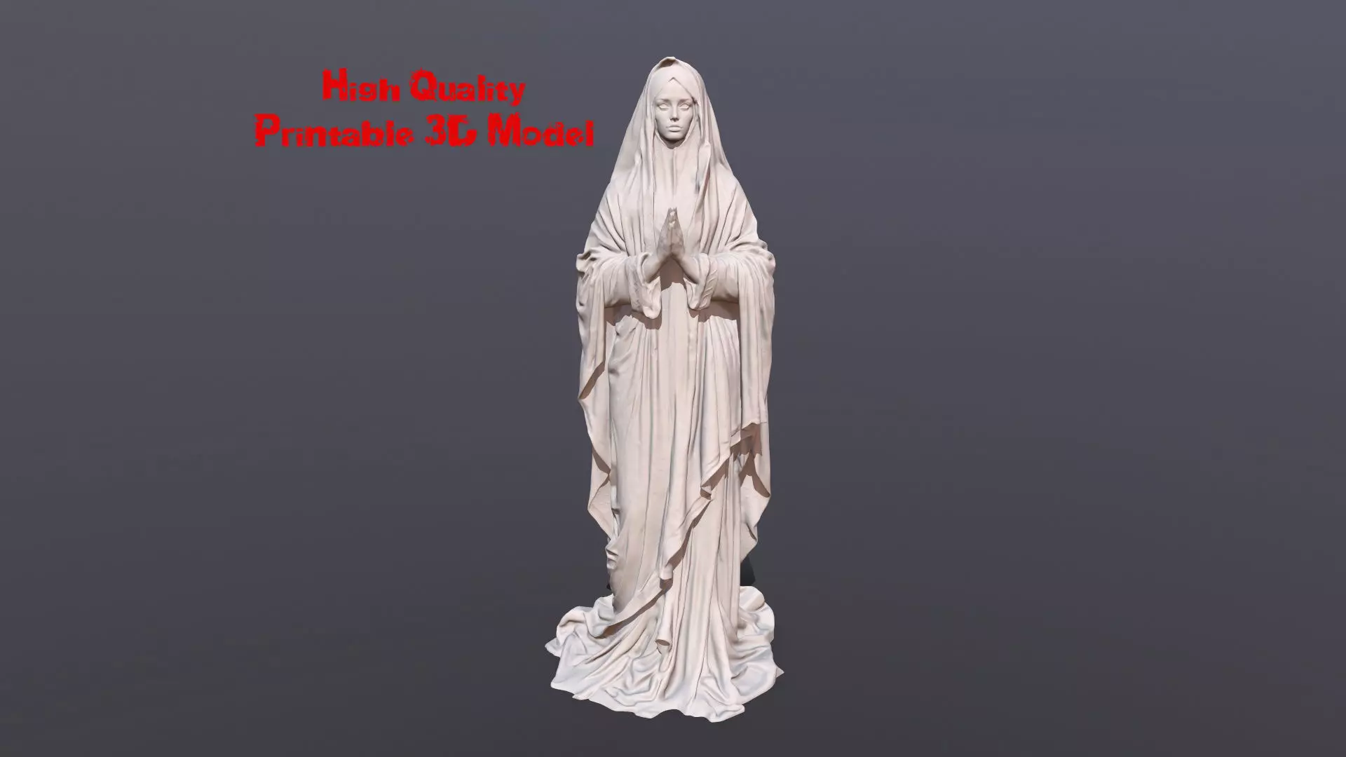 Woman Statue 001 3D print model
