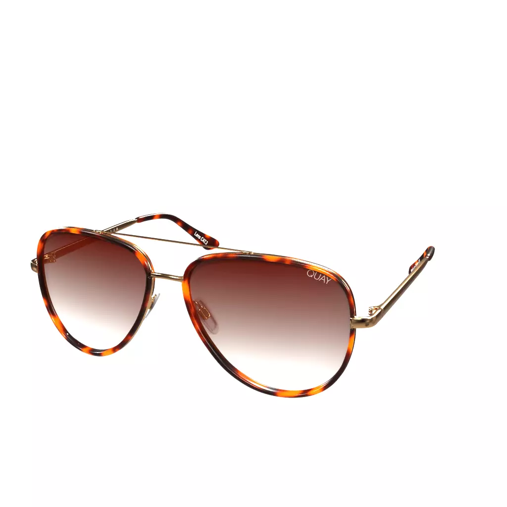 Quay All In Mini Tortoise Brown Fade Low-poly 3D model