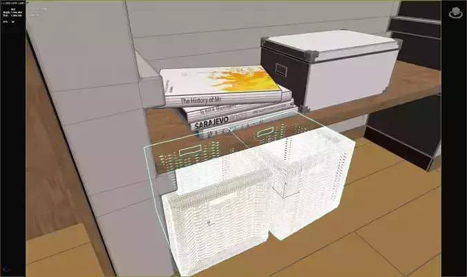 Living Room 3D model 4