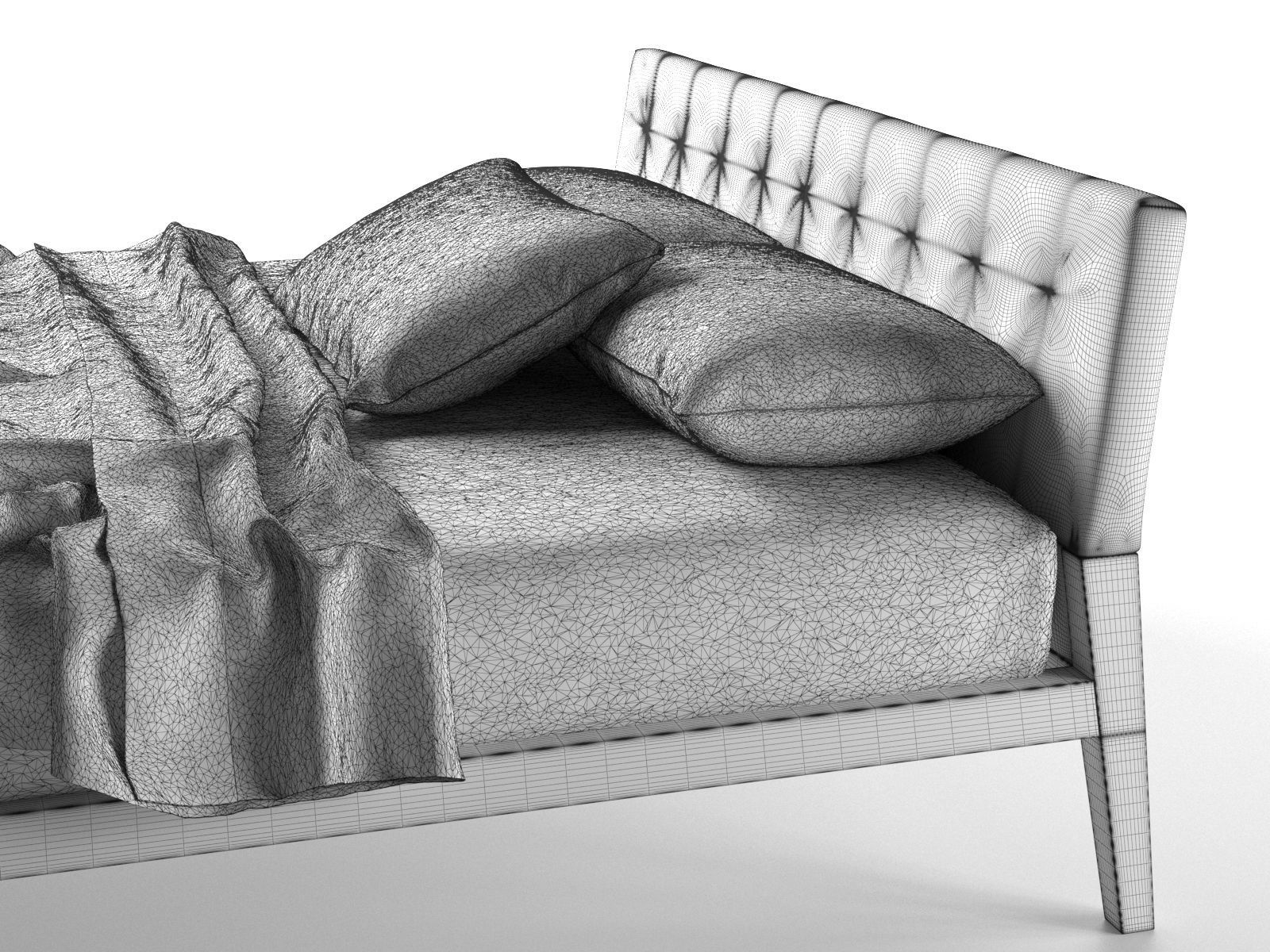 Aton Bed 3D model_4