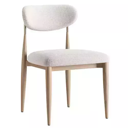 Dagmar Chair Maru Table 3D model 2