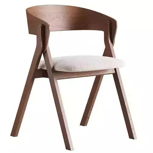 Godia Chair and Naanim Table 3D model 2
