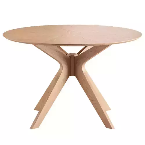 Godia Chair and Naanim Table 3D model 3