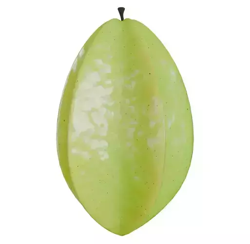 Carambola and Star Fruit PBR 2 Low-poly 3D model 4