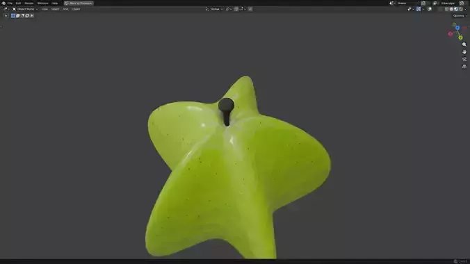 Carambola and Star Fruit PBR 2 Low-poly 3D model 7
